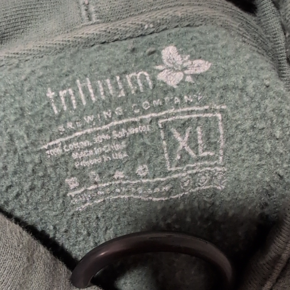 Trillium Forest Green Pullover Hoodie - Picture 2 of 3